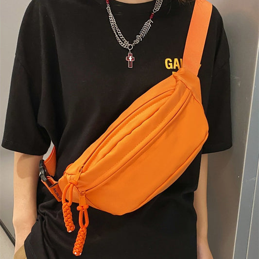 Men Women Sports Chest Bags All-matching Casual Simplicity Crossbody Bag